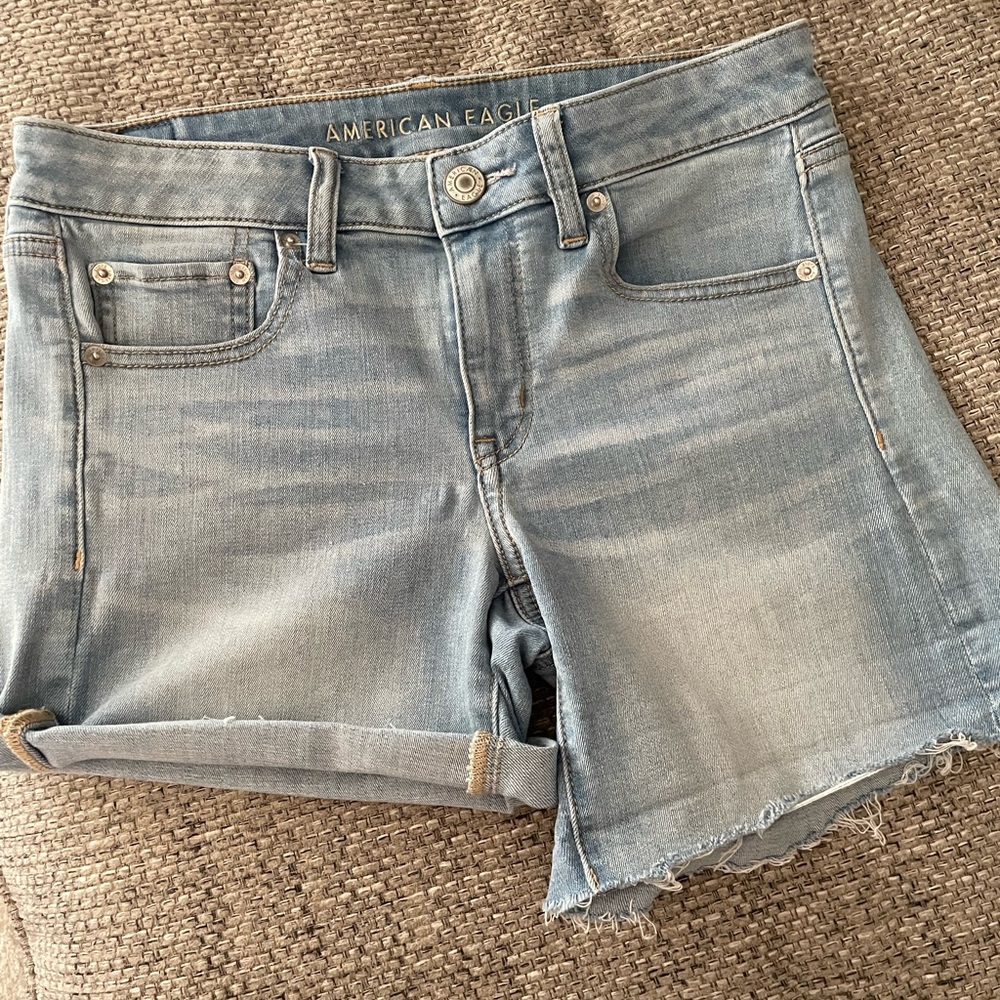 American Eagle MIDI Jean Shorts (6)